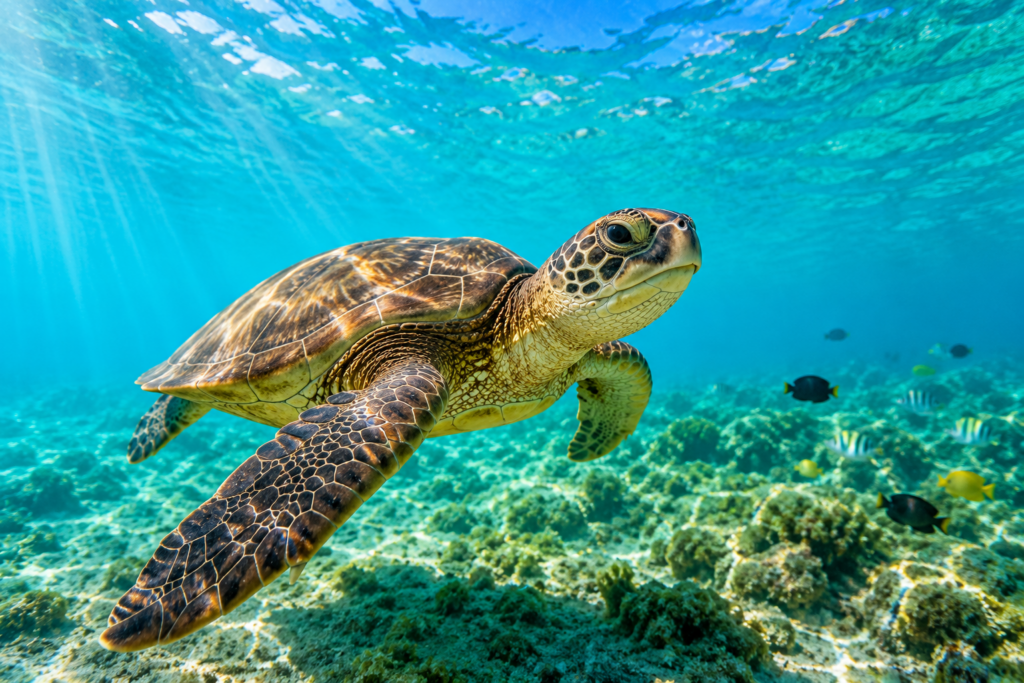 Sea turtle tour ala moana